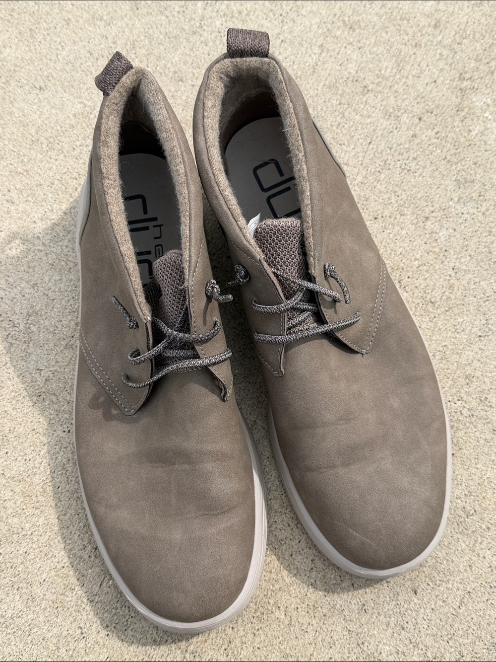 Hey Dude Men’s Taupe Gray Mid Classic Boots